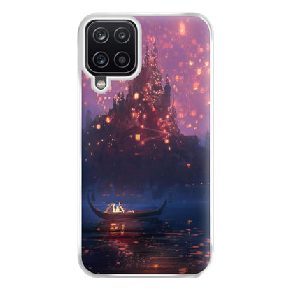 Tangled Chinese Lantern Fairytale Phone Case for Galaxy A12