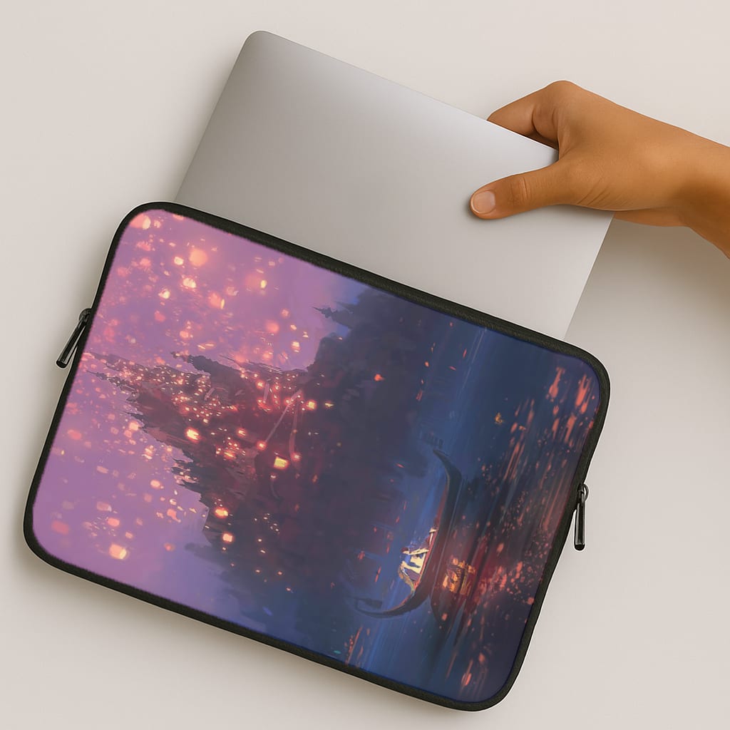 Tangled Chinese Lantern Fairytale MacBook Case