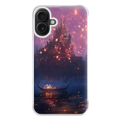 Tangled Chinese Lantern Fairytale Phone Case for iPhone 16 Plus