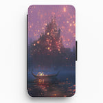Tangled Chinese Lantern Fairytale Flip / Wallet Phone Case