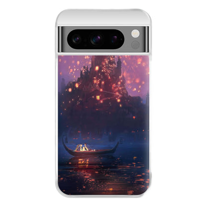 Tangled Chinese Lantern Fairytale Phone Case for Google Pixel 8 Pro