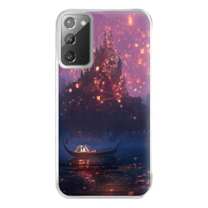 Tangled Chinese Lantern Fairytale Phone Case for Galaxy Note 20 Ultra