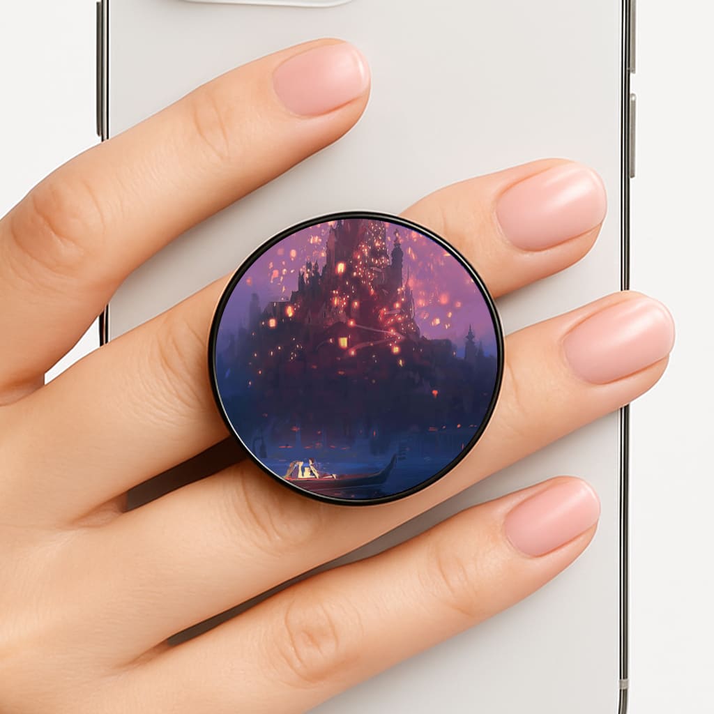 Tangled Chinese Lantern Fairytale Phone Grip