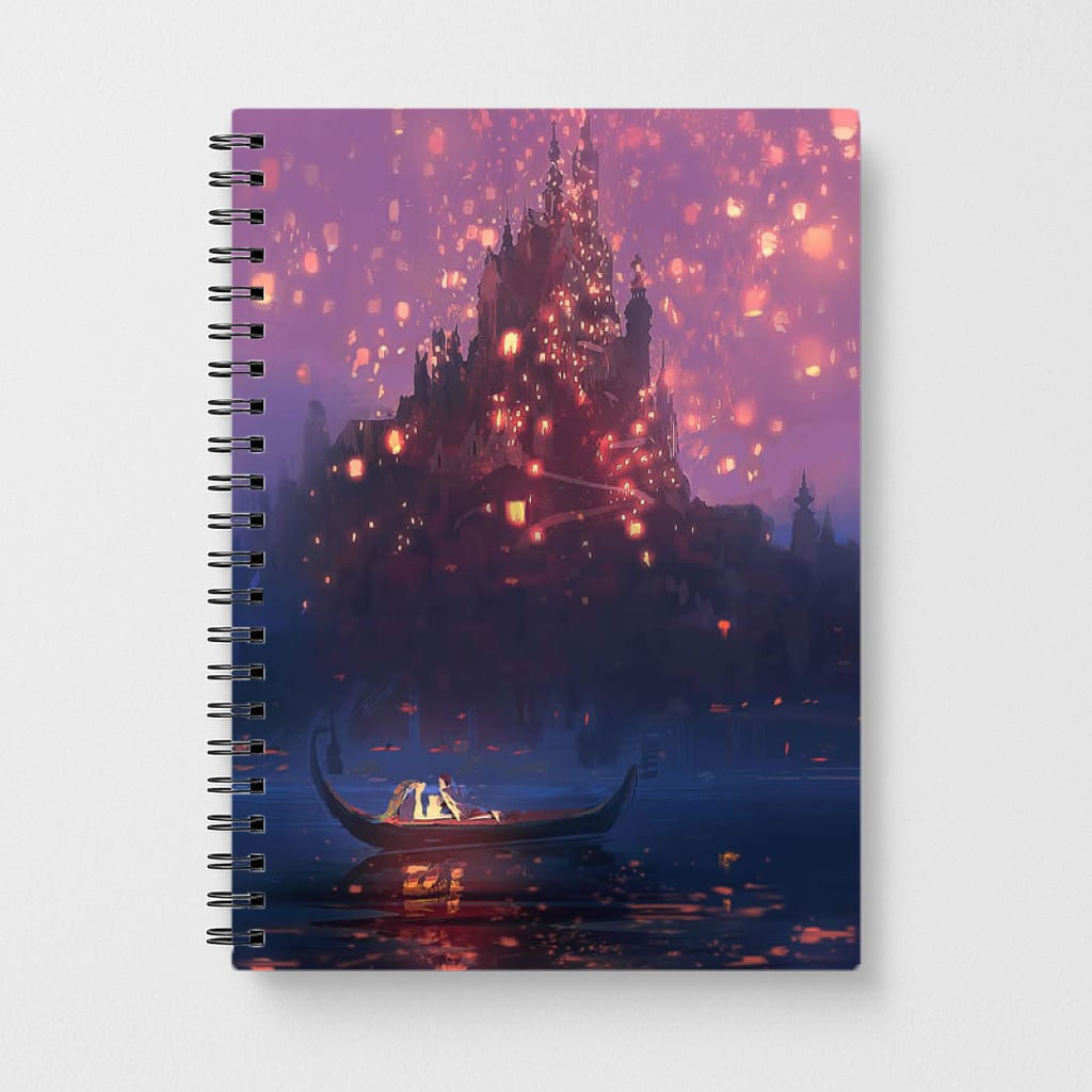 Tangled Chinese Lantern Fairytale Notebook