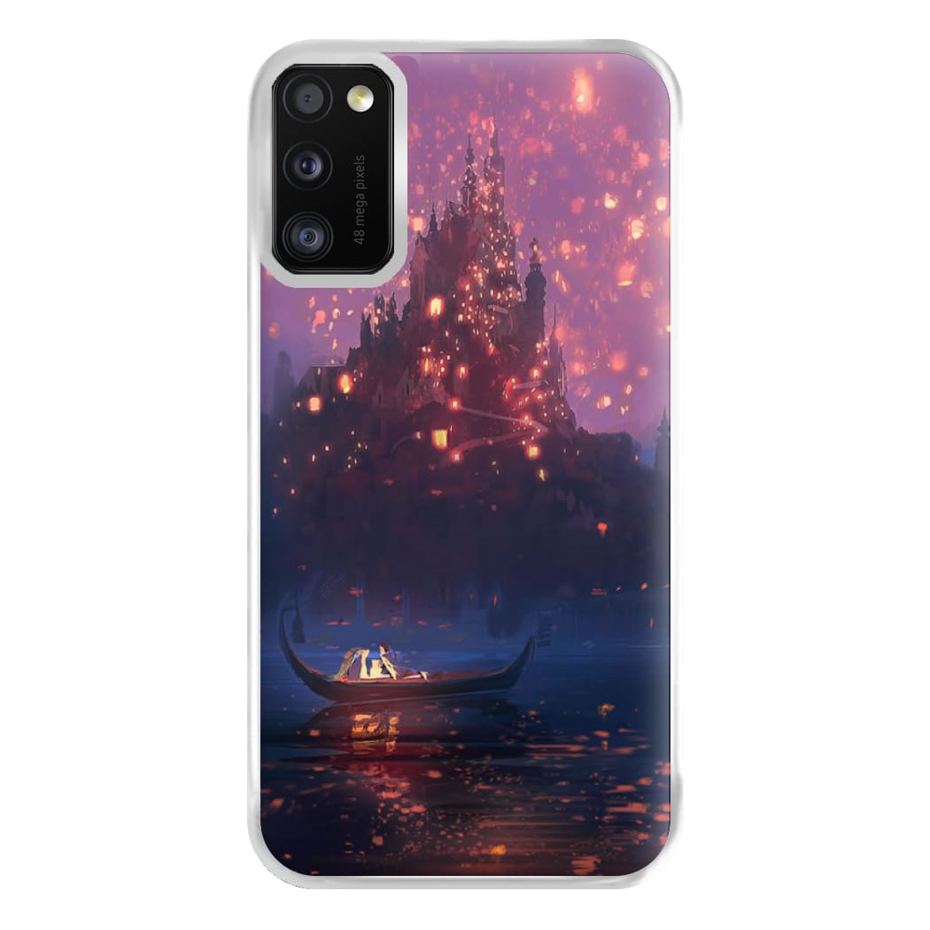 Tangled Chinese Lantern Fairytale Phone Case for Galaxy A41