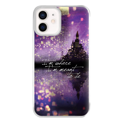 I'm Where I'm Meant To Be Tangled Phone Case for iPhone 12 Mini