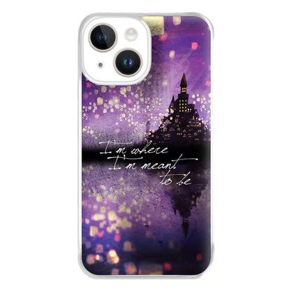 I'm Where I'm Meant To Be Tangled Phone Case for iPhone 14