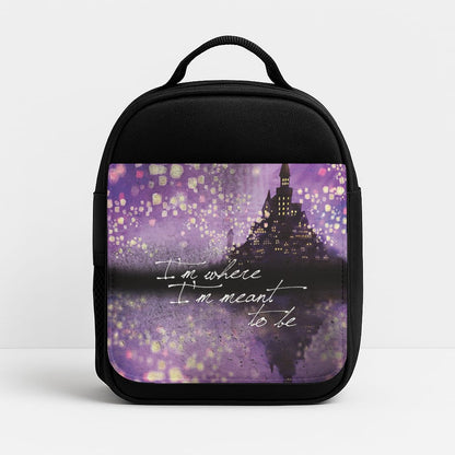 I'm Where I'm Meant To Be Tangled Insulated Lunchbox