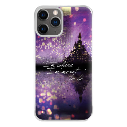 I'm Where I'm Meant To Be Tangled Phone Case for iPhone 12 Pro Max