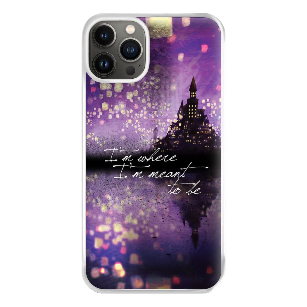 I'm Where I'm Meant To Be Tangled Phone Case for iPhone 13