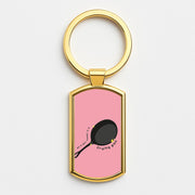 All A Girl Needs Is A Frying Pan Luxury Keyring 3