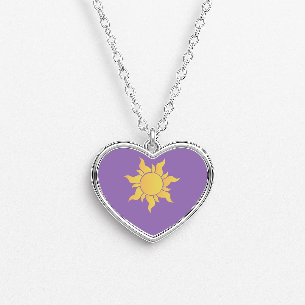 Corona's Crest Heart Necklace