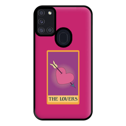 The Lovers - Tarot Cards Phone Case for Galaxy A21s