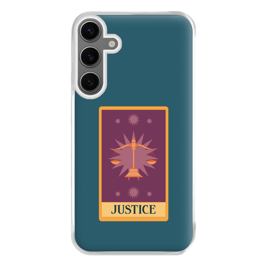 Justice - Tarot Cards Phone Case for Galaxy S24FE