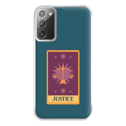 Justice - Tarot Cards Phone Case for Galaxy Note 20 Ultra