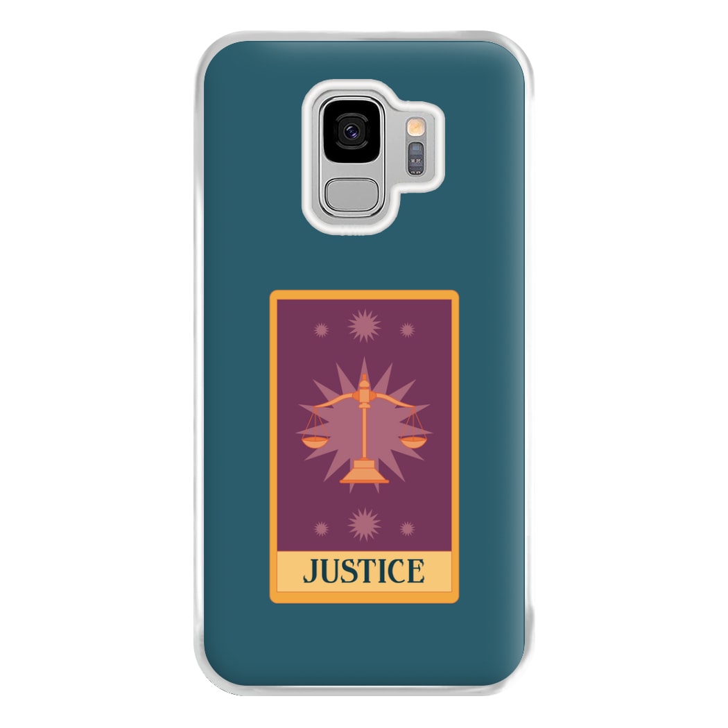 Justice - Tarot Cards Phone Case for Galaxy S9 Plus