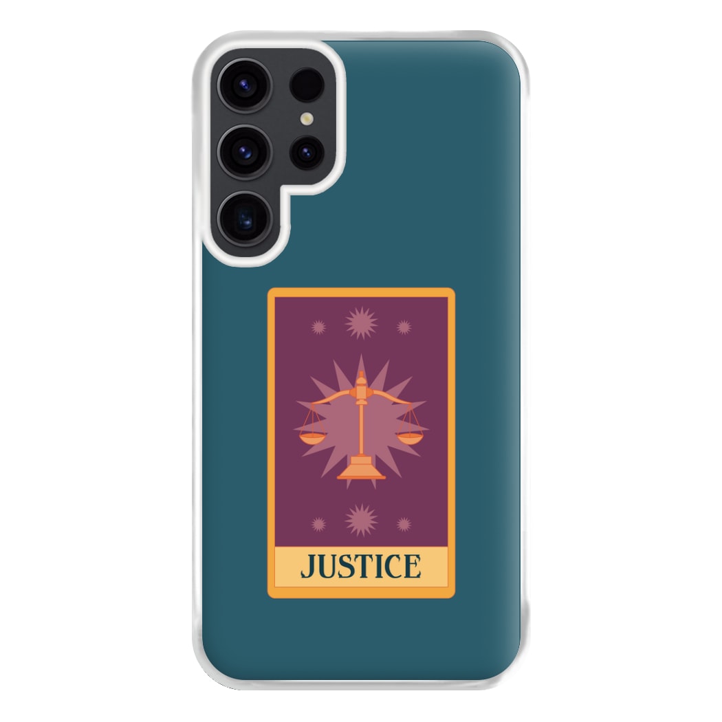 Justice - Tarot Cards Phone Case for Galaxy S23 Ultra