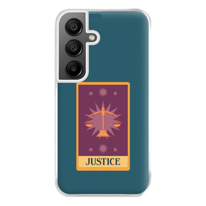 Justice - Tarot Cards Phone Case for Galaxy A55