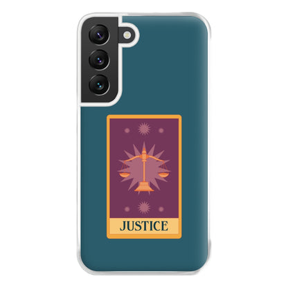 Justice - Tarot Cards Phone Case for Galaxy S22 Plus