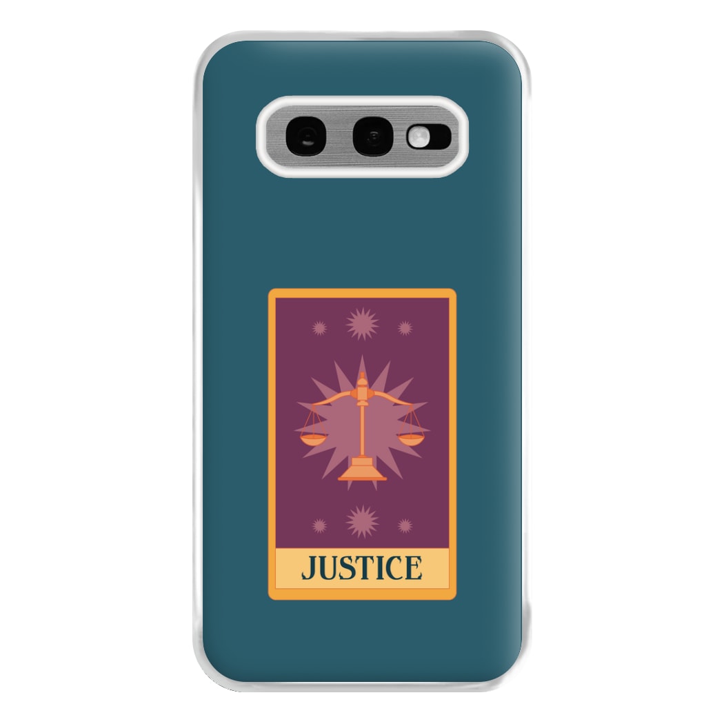 Justice - Tarot Cards Phone Case for Galaxy S10e