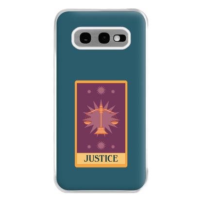 Justice - Tarot Cards Phone Case for Galaxy S10e