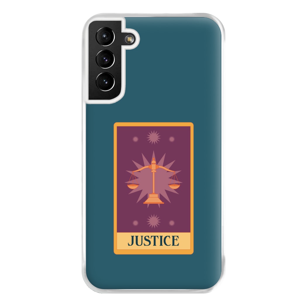 Justice - Tarot Cards Phone Case for Galaxy S21 Plus