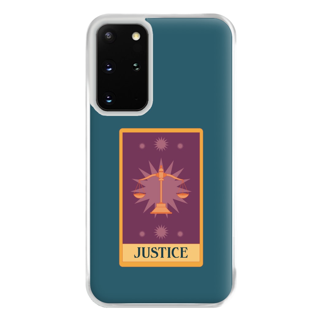 Justice - Tarot Cards Phone Case for Galaxy S20 Plus