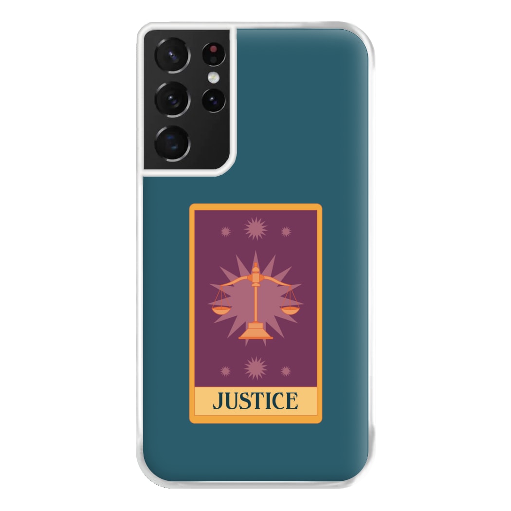 Justice - Tarot Cards Phone Case for Galaxy S21 Ultra