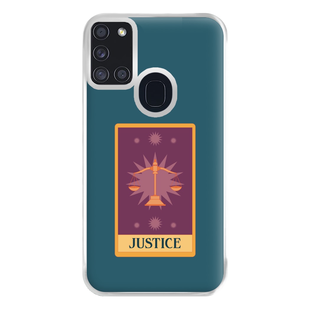 Justice - Tarot Cards Phone Case for Galaxy A21s