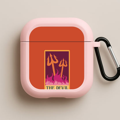The Devil - Tarot Cards Pink AirPods Case