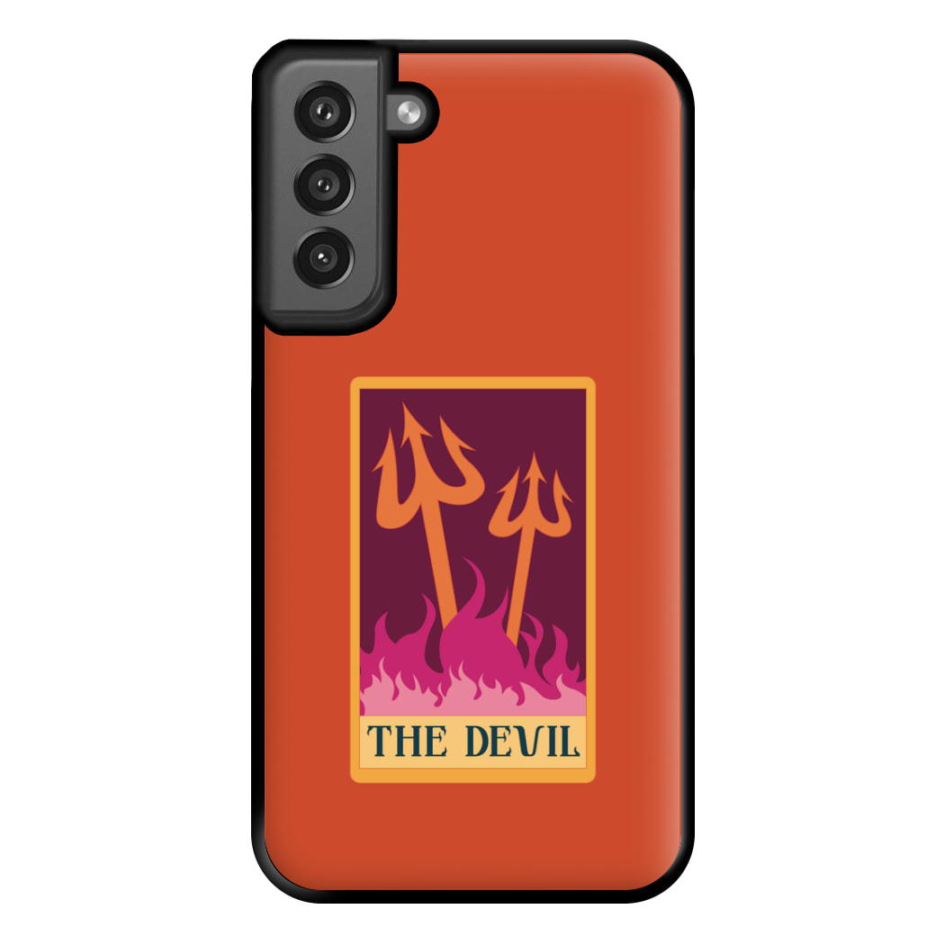 The Devil - Tarot Cards Phone Case for Galaxy S21FE