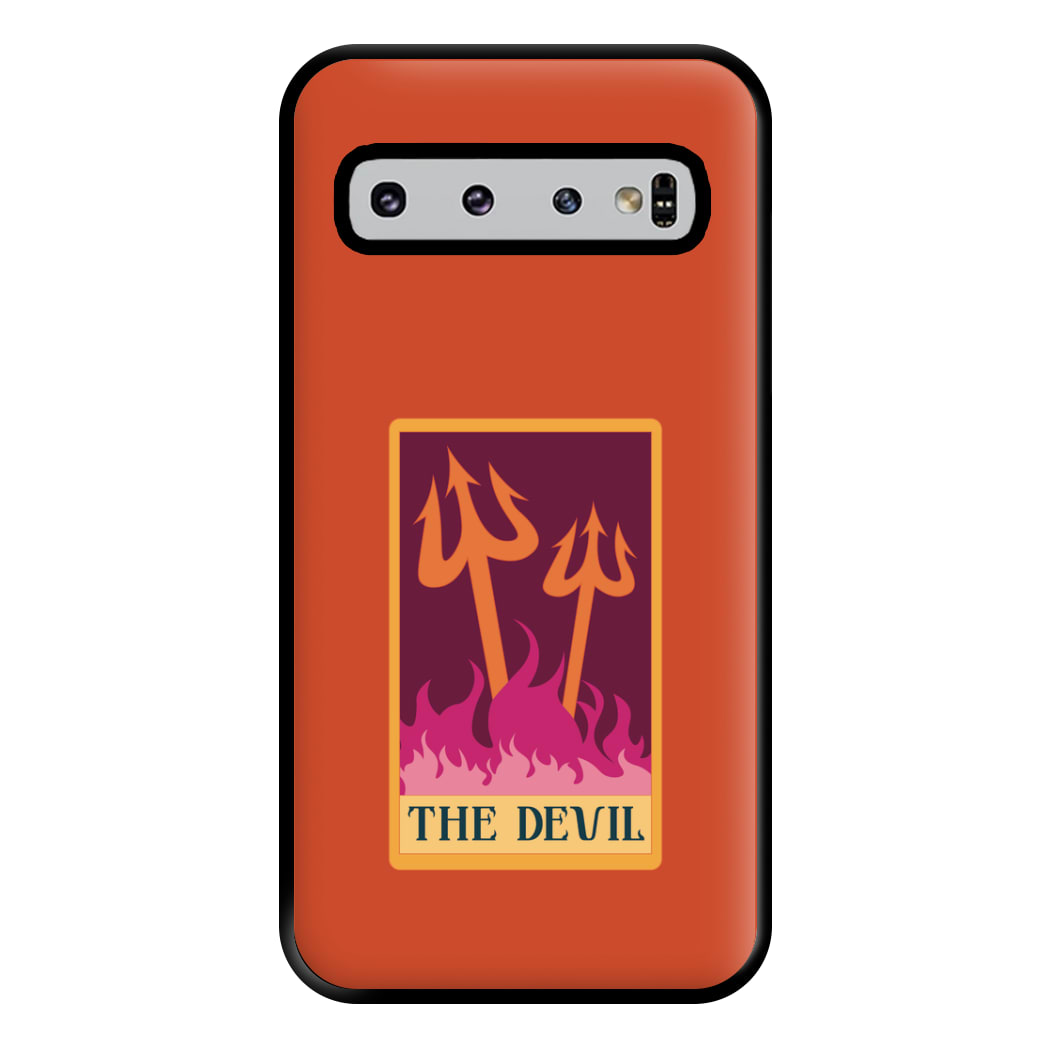 The Devil - Tarot Cards Phone Case for Galaxy S10 Plus