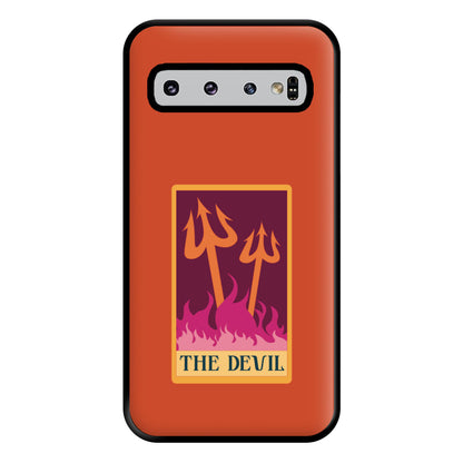 The Devil - Tarot Cards Phone Case for Galaxy S10 Plus