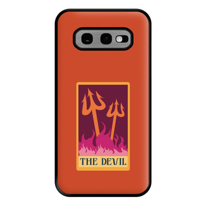 The Devil - Tarot Cards Phone Case for Galaxy S10e