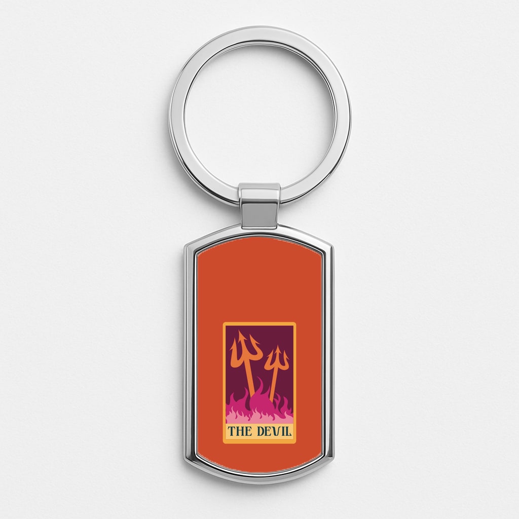 The Devil - Tarot Cards Luxury Keyring