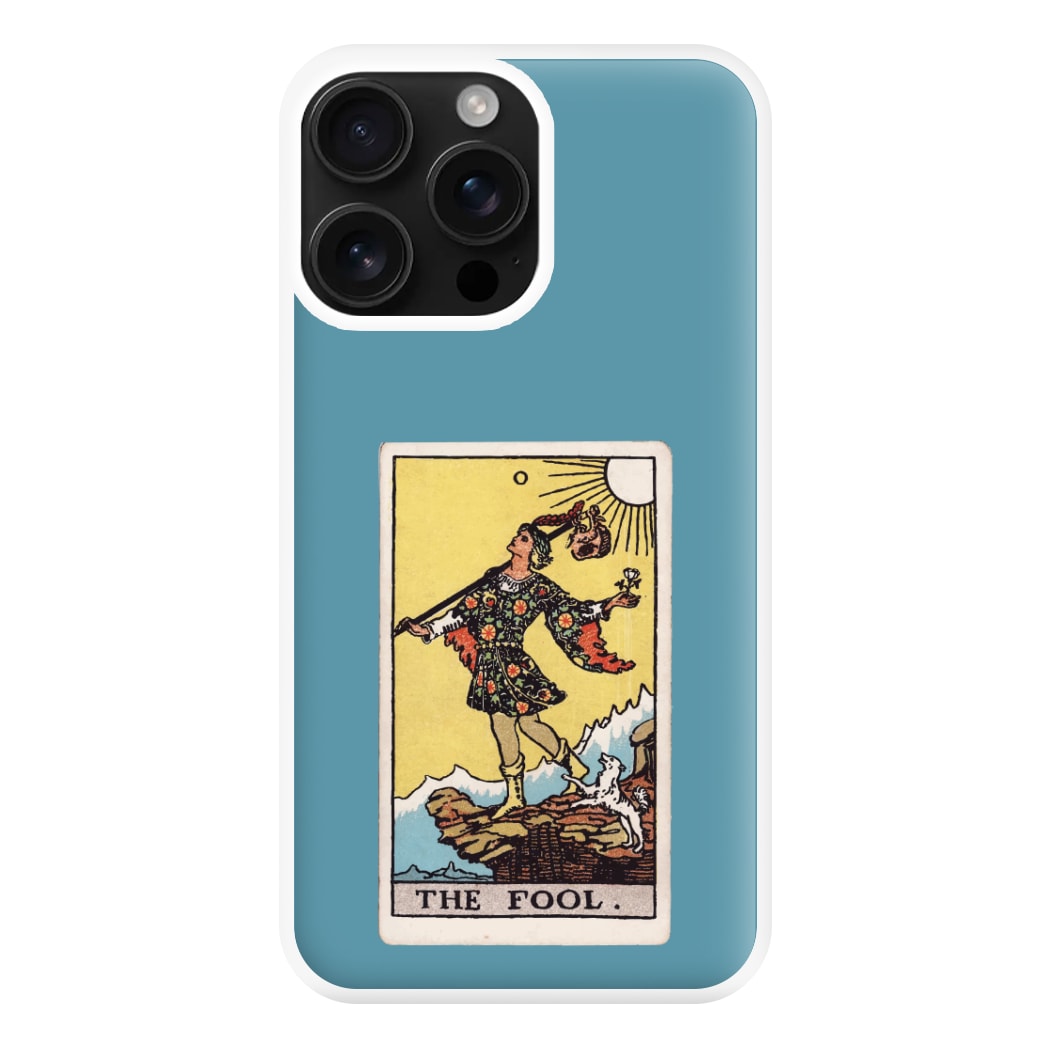 The Fool Tarot Card Phone Case for iPhone 16 Pro Max