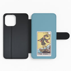 The Fool Tarot Card Flip Phone Case