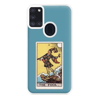 The Fool Tarot Card Phone Case for Galaxy A21s