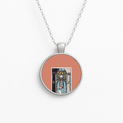 Tarot Card II Circle Necklace