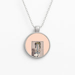 Tarot Card I Circle Necklace