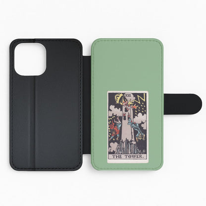 Tarot Card XVI Flip Phone Case