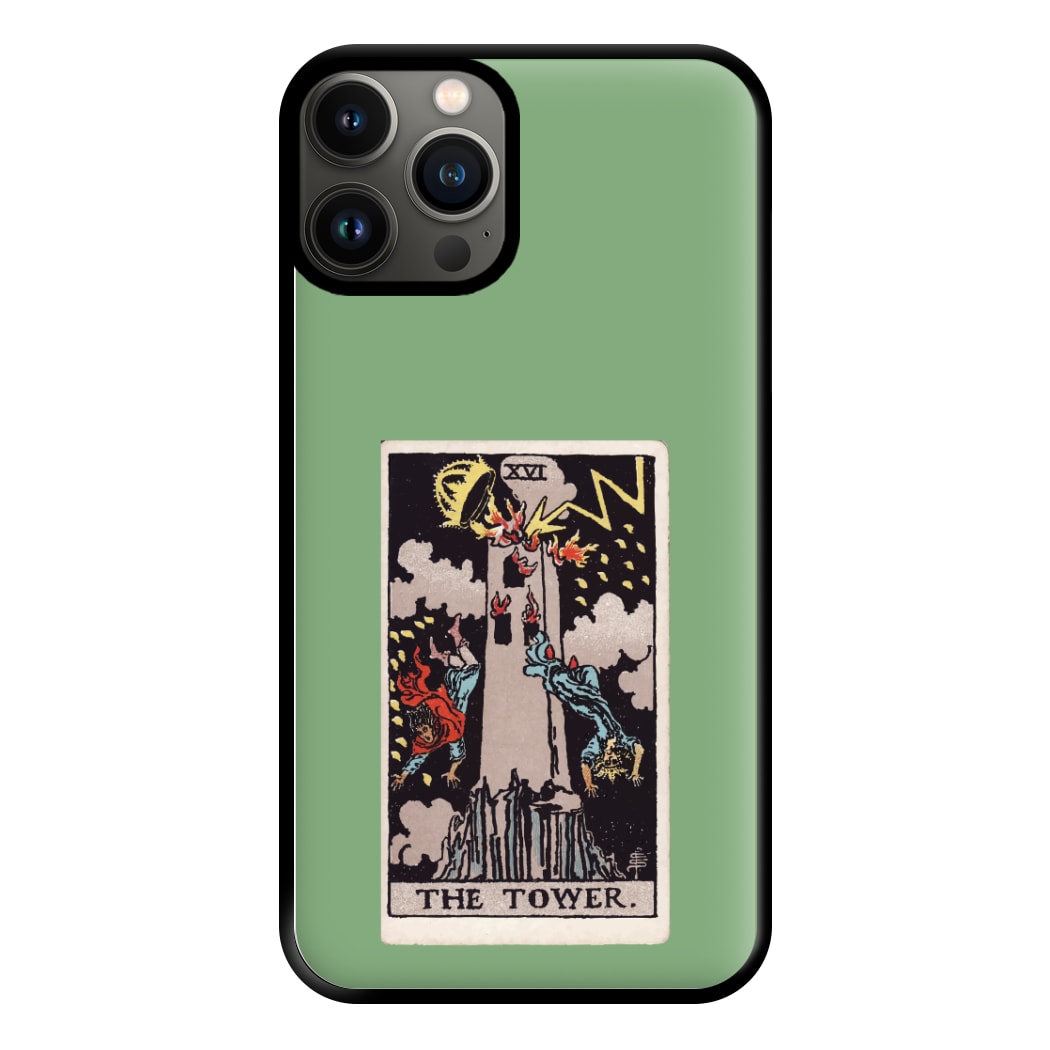 Tarot Card XVI Phone Case for iPhone 13 Pro Max