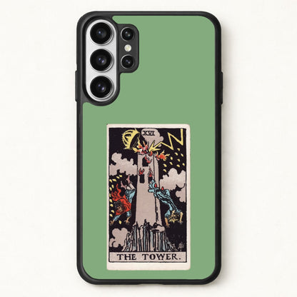 Tarot Card XVI Phone Case for Galaxy S26 Ultra