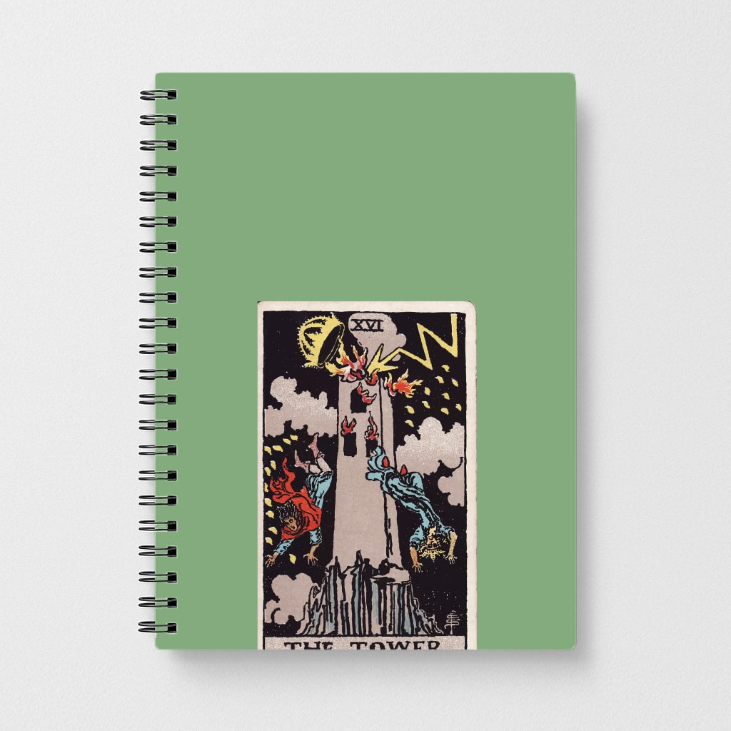 Tarot Card XVI Notebook
