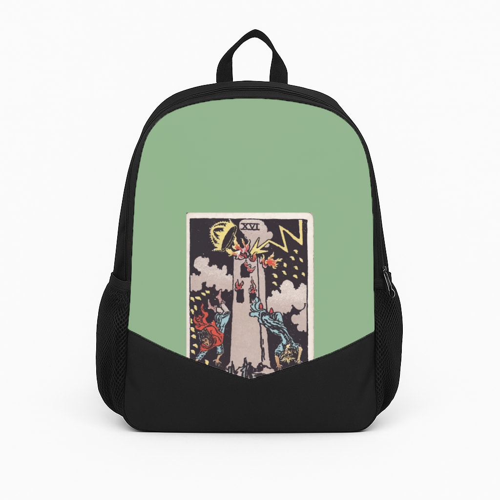 Tarot Card XVI Backpack