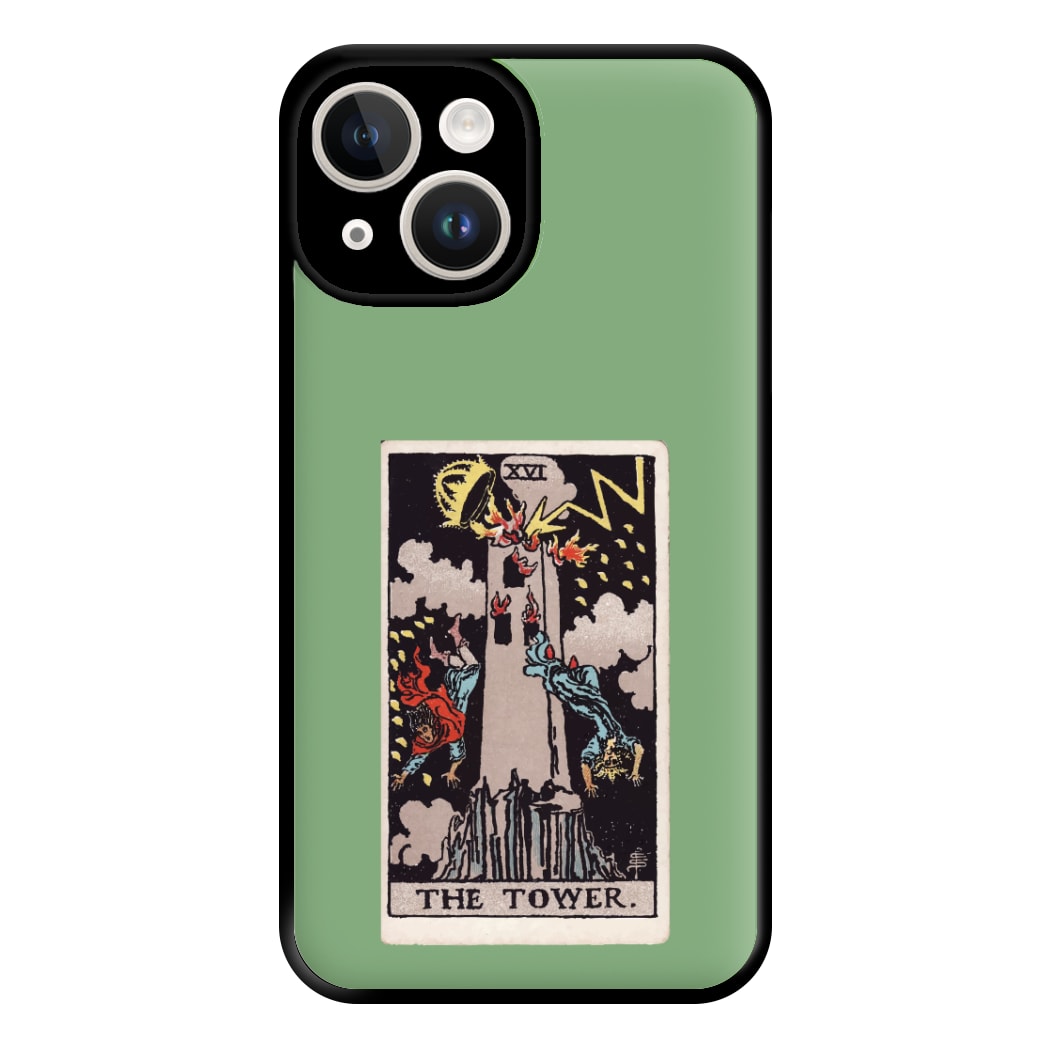 Tarot Card XVI Phone Case for iPhone 14