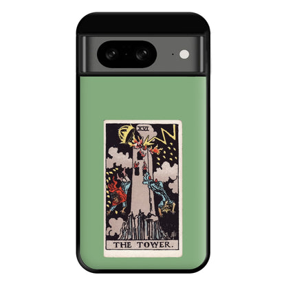 Tarot Card XVI Phone Case for Google Pixel 8