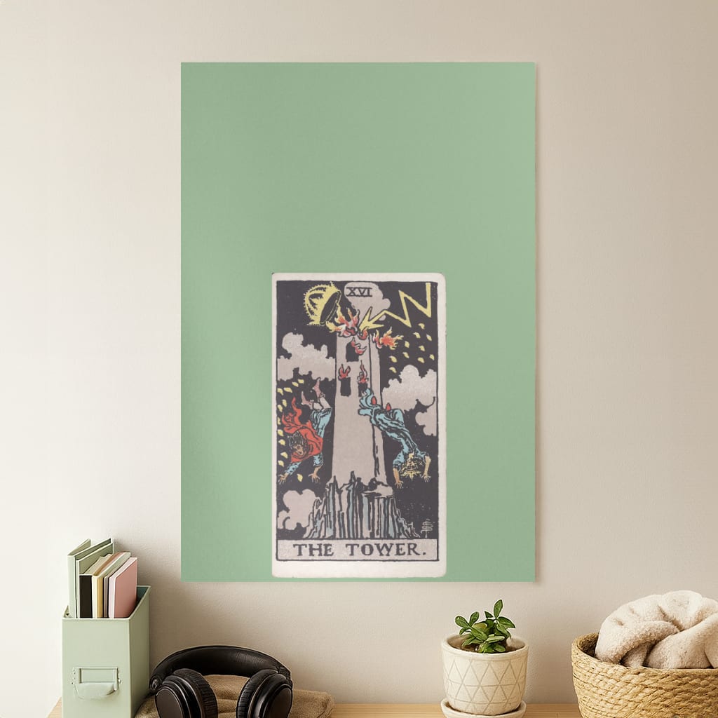 Tarot Card XVI Poster