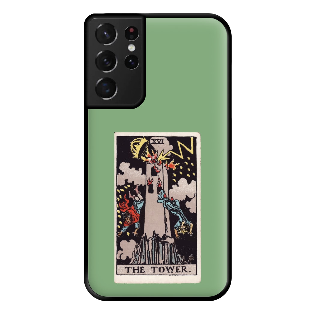 Tarot Card XVI Phone Case for Galaxy S21 Ultra
