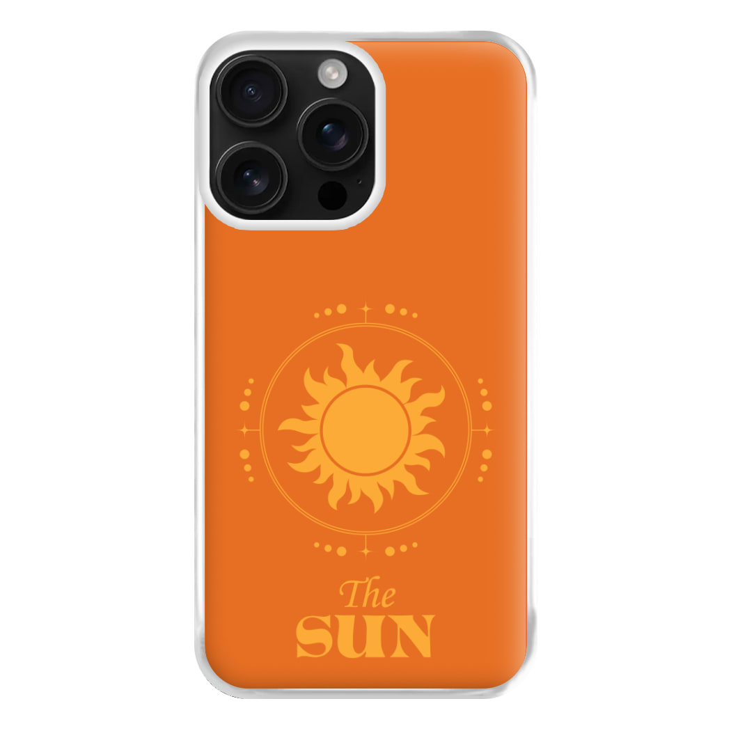 The Sun Orange Phone Case for iPhone 16 Pro Max